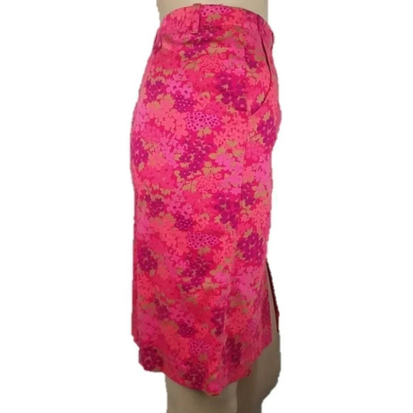 Express Floral Pink Pencil Skirt 11/12 - Picture 2 of 6